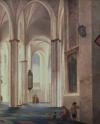 Das Innere der Buurkerk in Utrecht, 1644
